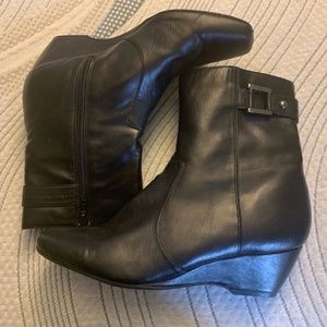Alfani Step N Flex Hylda Ankle Boots 2" Heel Black